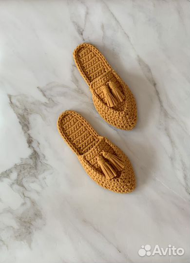 Мюли вязаные женские