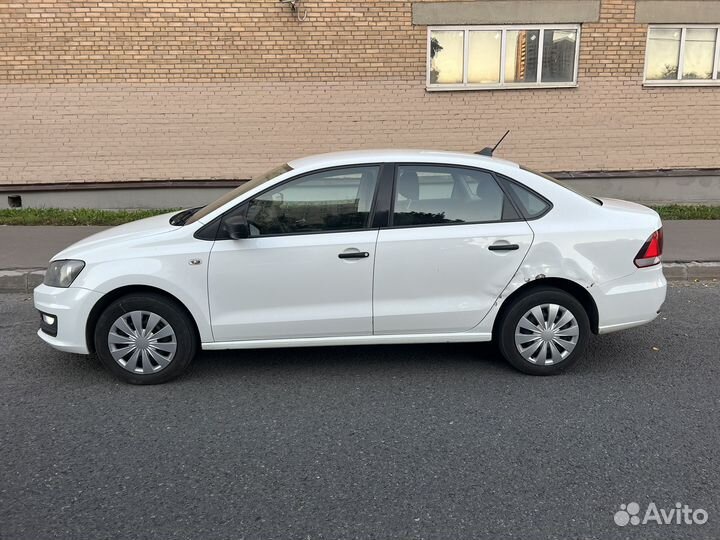 Volkswagen Polo 1.6 AT, 2018, 150 000 км