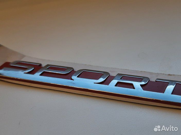 Sport шильдик на авто