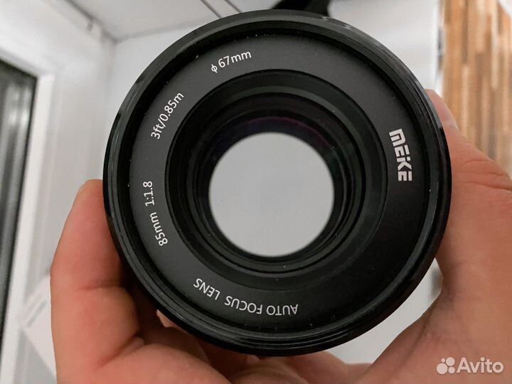 Объектив meike 85mm 1.8 EF canon