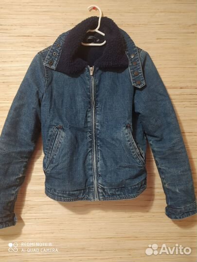 Куртка джинсовая утепленная,42