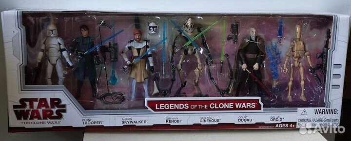 Фигурки Clone Wars наборы 6 шт., 4 шт