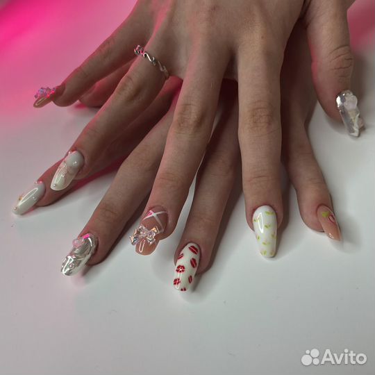 Гель-лак, наращивание, модели