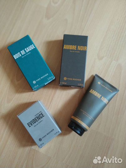 Ив Роше,Муж парф Ambre Noir,Evidence,Bois de sauge