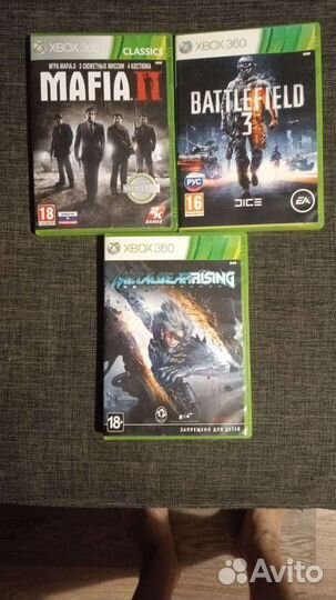 Диски с играми для Xbox 360