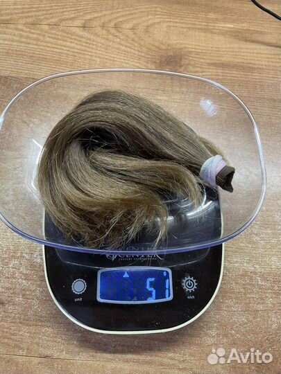 Волосы натуральные срез 30 см