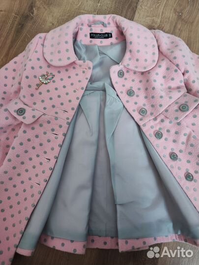 Пальто на девочку 98