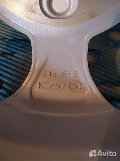 Литые диски r16 5х139.7 ет 58