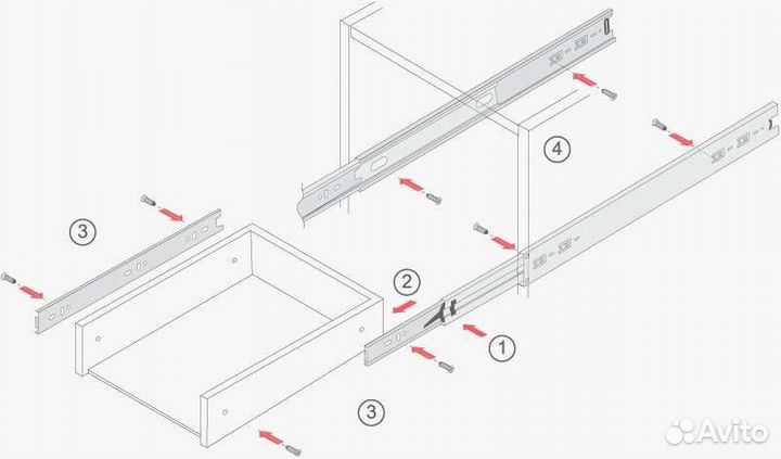 Ручки мебельные торцевые накладные,опт и в розницу