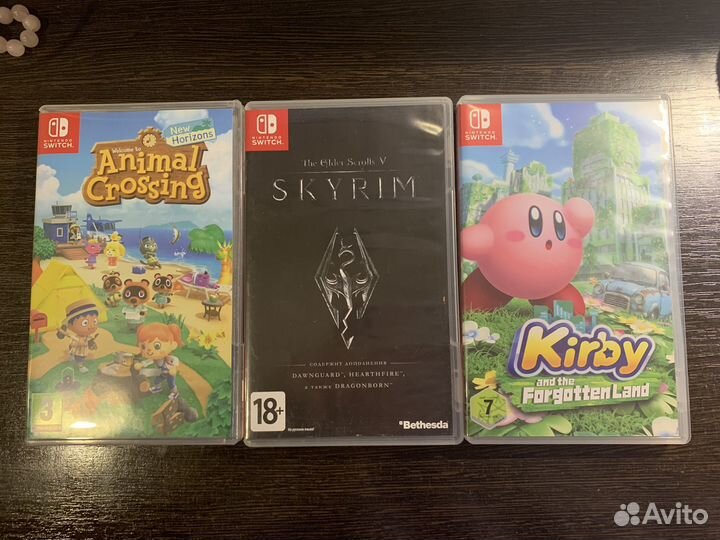 Картриджи nintendo switch