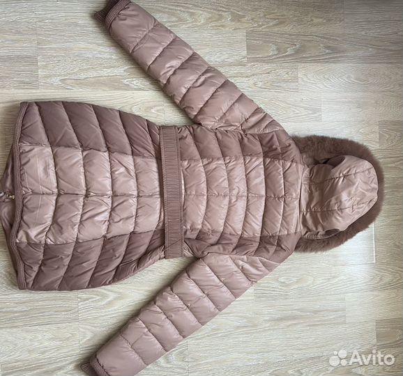 Пуховик зимний длинный женский