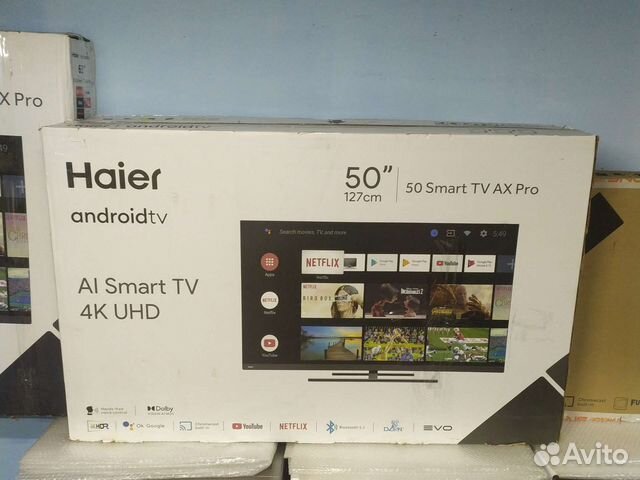 Новый телевизор qled Haier 50 Smart TV AX PRO купить в Москве ...