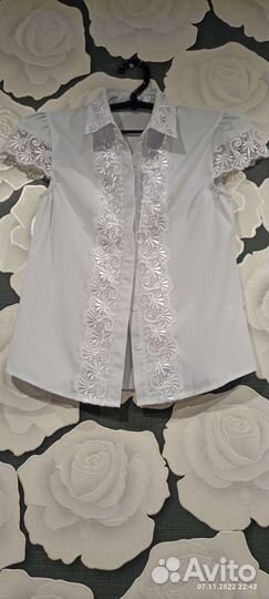 Блузка на девочку 140