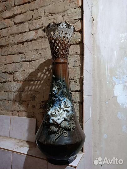 Ваза большая керамическая СССР 64 см