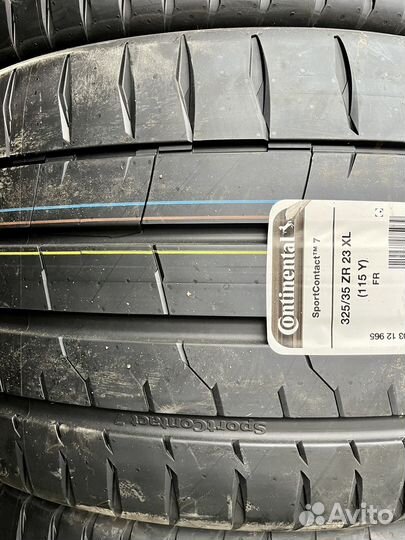 Continental SportContact 7 285/40 R23 и 325/35 R23