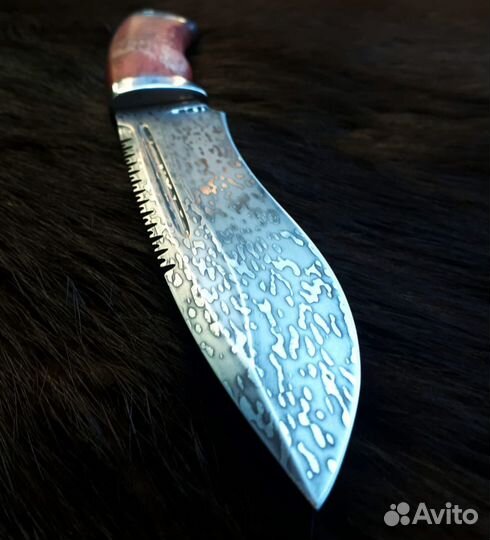 Нож охотничий ручной работы Х12мф подарок для мужа