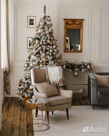 Елка заснеженная 270 см искусственная