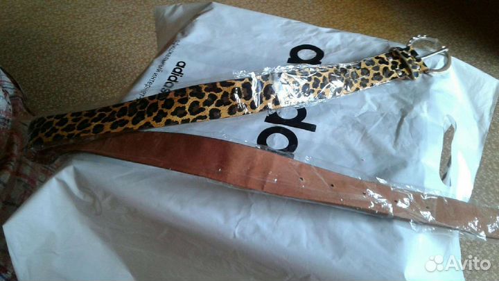 Ремень женский под леопарда
