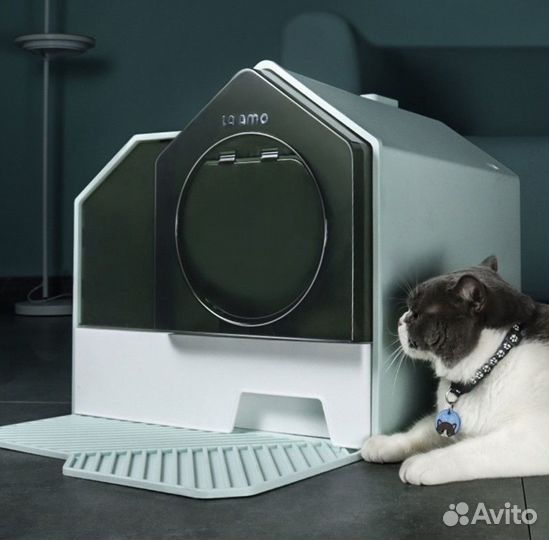 Туалет домик для кошек новый