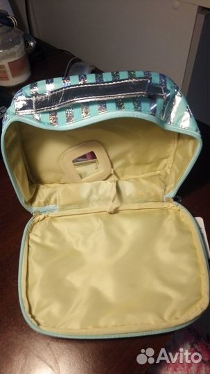 Косметичка женская бирюзовая