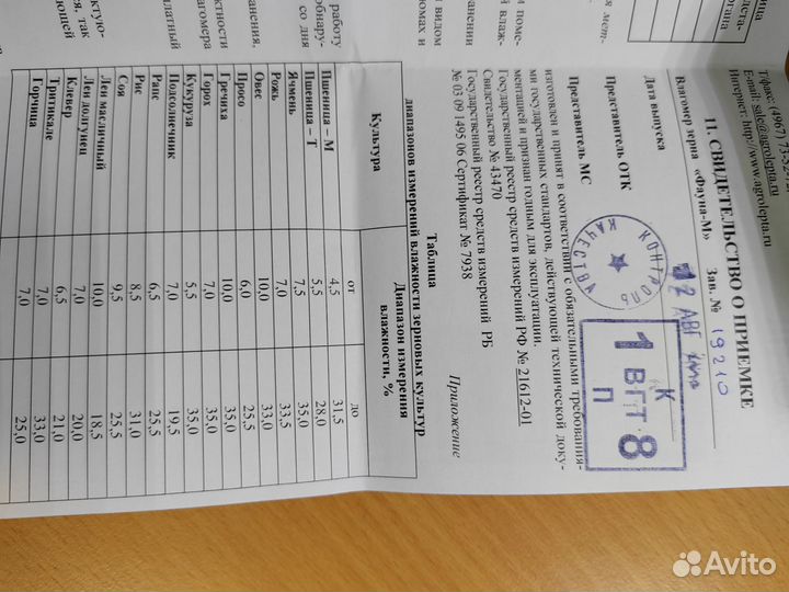 Влагомер Фауна