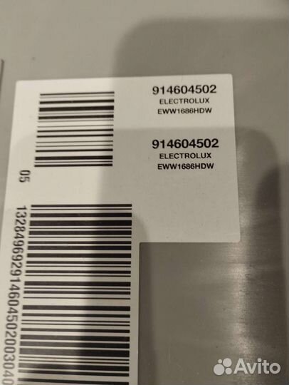 Стиральная машина Electrolux eww1686hdw в разбор