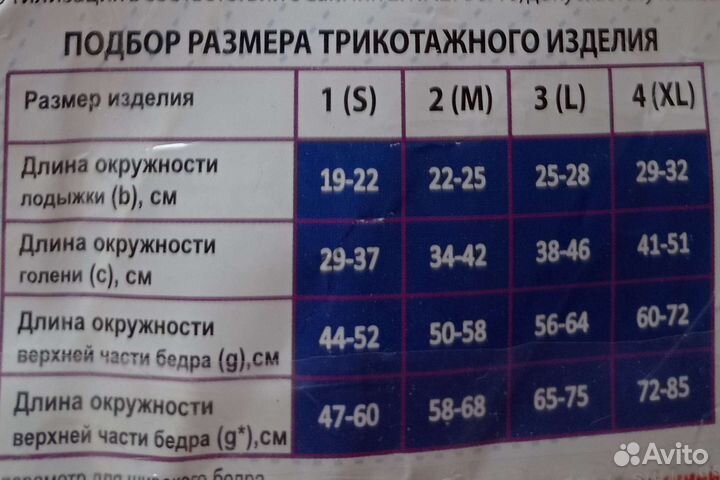 Чулки антиэмболические