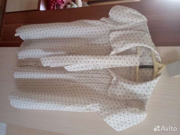 Блузка школьная с бантом