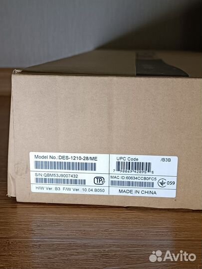 Коммутатор D-link DES-1210-28/ME/B3B