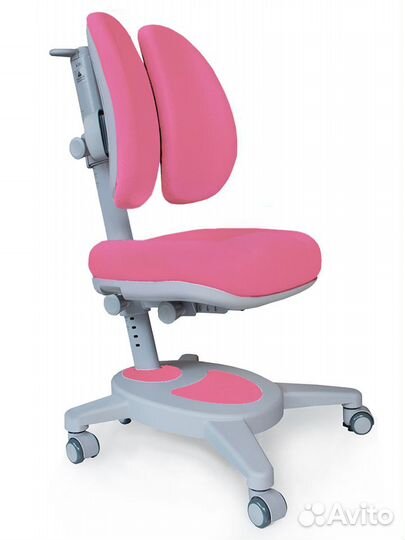 Кресло Mealux Onyx DUO Y-115 KP розовое и серое