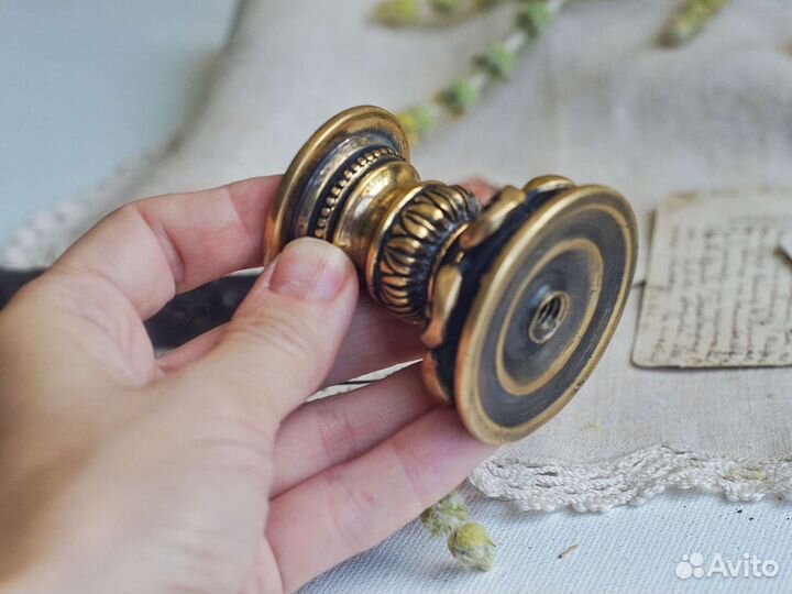 Подсвечник бронза винтаж