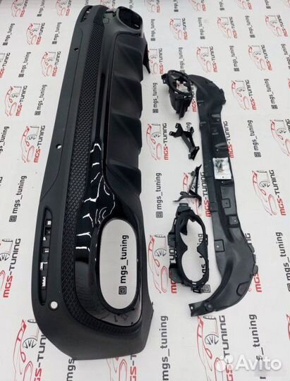 Диффузор 45 AMG черный Mercedes GLB X247