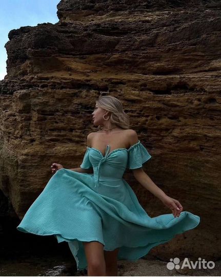 Муслиновое платье женское