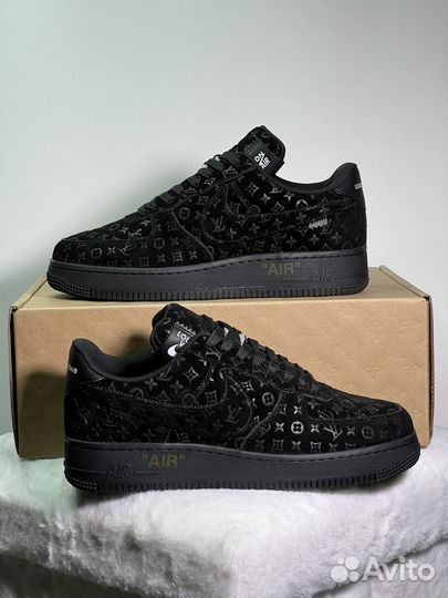 Louis Vuitton X Nike Air Force 1 Low Black