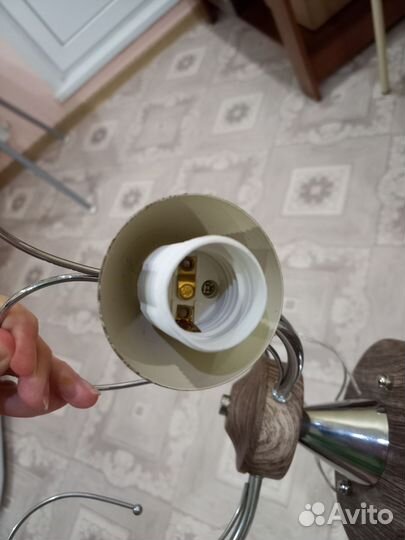 Люстра бу без плафонов