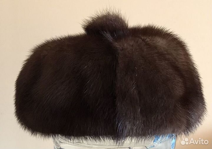 Норковый мягкий берет