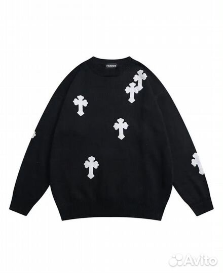 Свитер вязаный