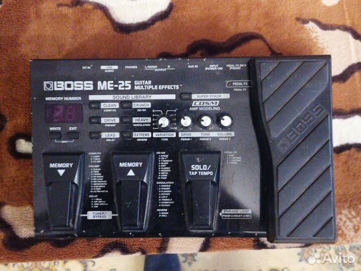 Гитарный процессор boss me 25