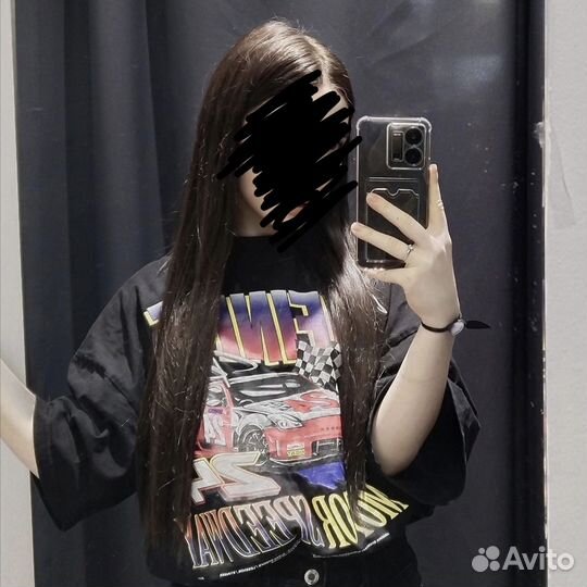 Волосы на заколках