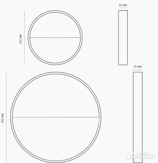 Настенная картина из бетона люмион