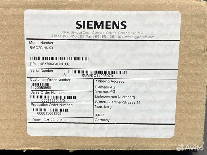Siemens 6GK6002-0AC03-0AA0 конвертер, новый, 1 шт