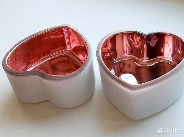 Подсвечник декоративный сердце. 2 шт