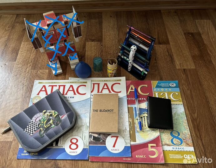 Канцтовары, поделки для школы цена за набор