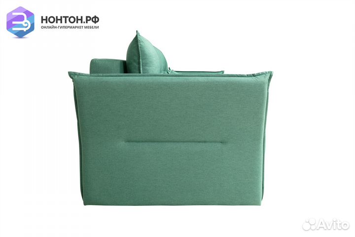 Диван еврокнижка Бруклин 3-х местный зеленый