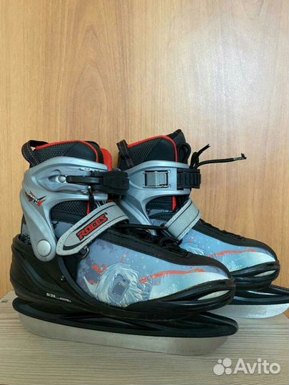 Коньки детские раздвижные (34-37р)