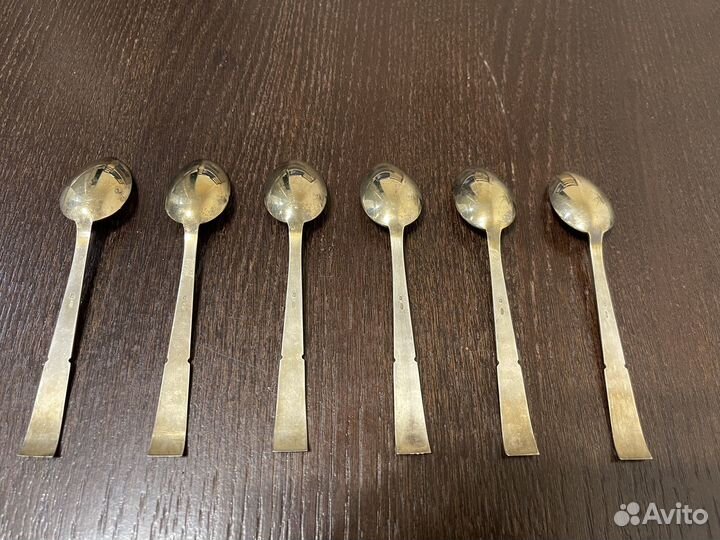 Серебряные ложки СССР со звездой 916 пробы