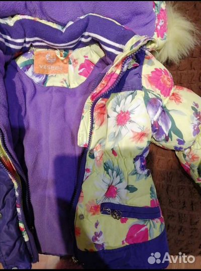 Зимний костюм для девочки