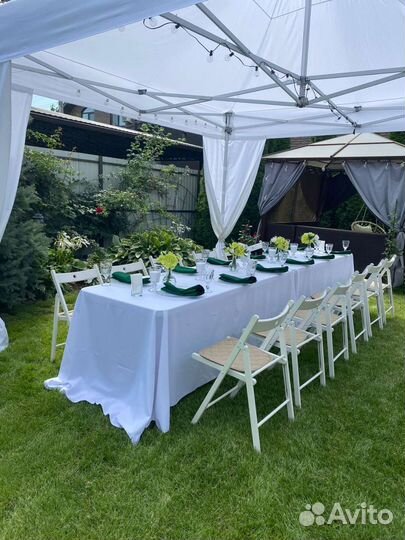 Аренда шатров, мебели, текстиля, декора, кейтеринг