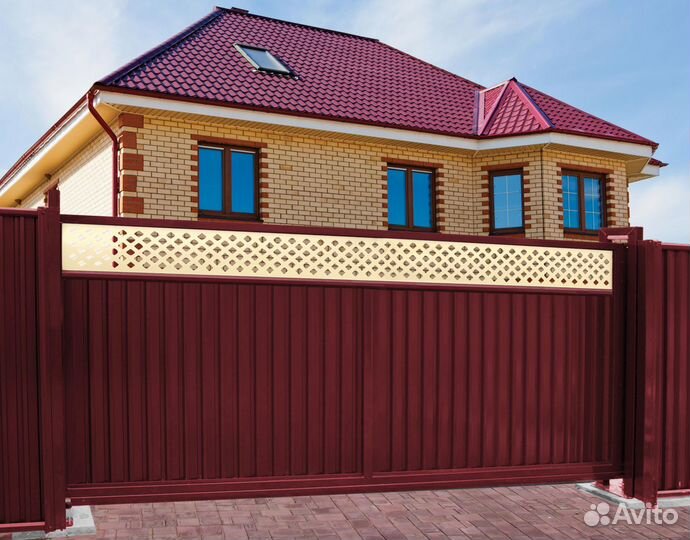 Заборы из профнастила под ключ