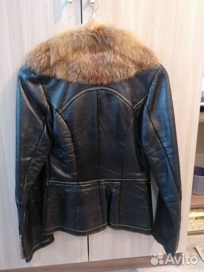 Дубленка женская из натуральной кожи